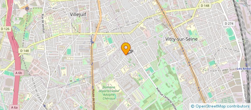 localisation de l'entreprise DITEMS à VITRY-SUR-SEINE