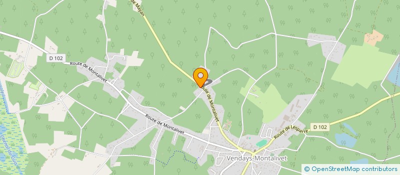 localisation de l'entreprise DITES 33 !  VENDAYS-MONTALIVET