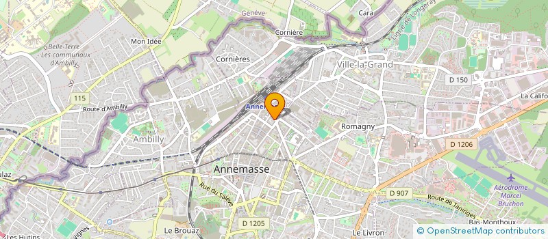 localisation de l'entreprise DITES à ANNEMASSE