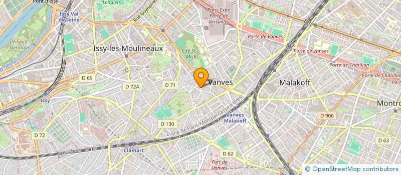 localisation de l'entreprise DITESCHOOL  VANVES