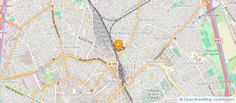 localisation de l'entreprise DITHI 07 à TOULOUSE