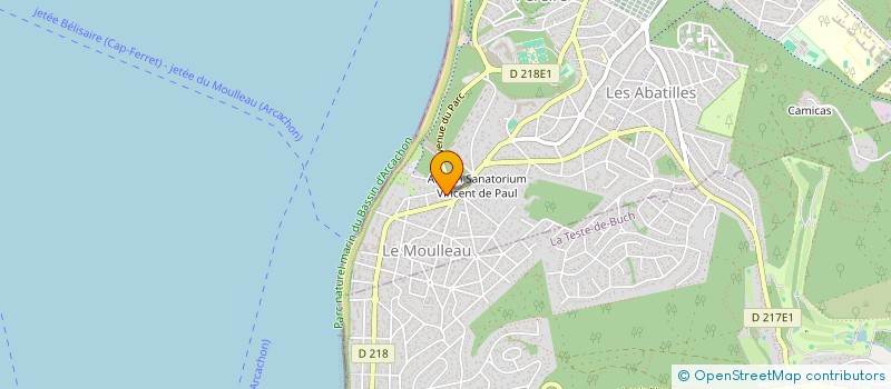 localisation de l'entreprise DITHIVIER à ARCACHON