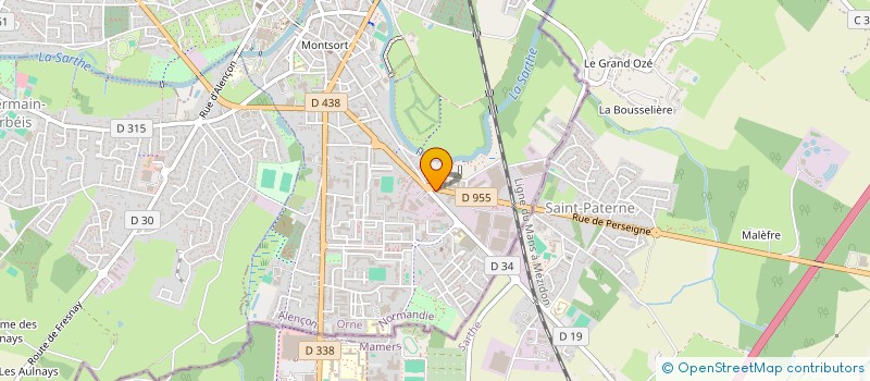 localisation de l'entreprise DITIB - ASSOCIATION CULTURELLE ET SPORTIVE TURQUE à ALENCON