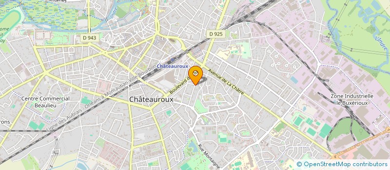 localisation de l'entreprise DITIB CHATEAUROUX à CHATEAUROUX