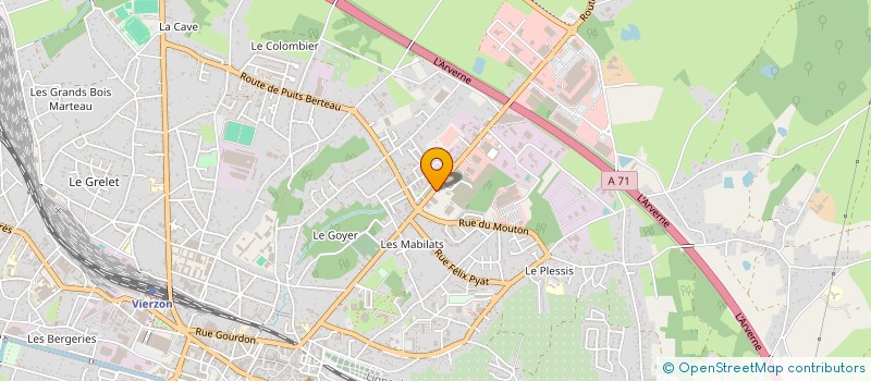 localisation de l'entreprise DITIB - VIERZON  VIERZON