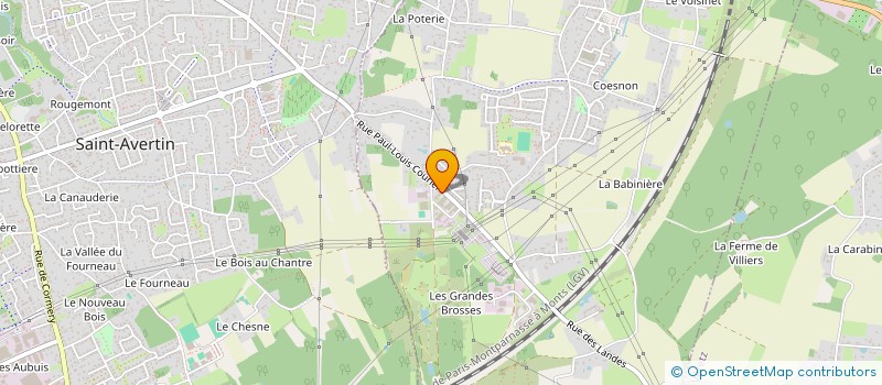 localisation de l'entreprise DITOURS à CHAMBRAY-LES-TOURS