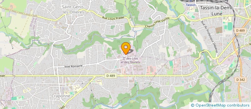 localisation de l'entreprise DITTA  CRAPONNE