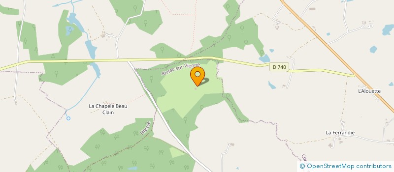 localisation de l'entreprise DITTMER  ANSAC-SUR-VIENNE