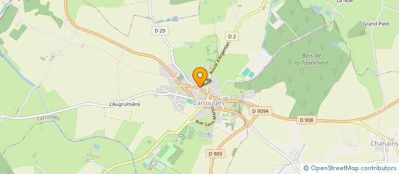 localisation de l'entreprise DIV'ART à CARROUGES