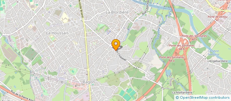 localisation de l'entreprise DIV'ARTS  REZE