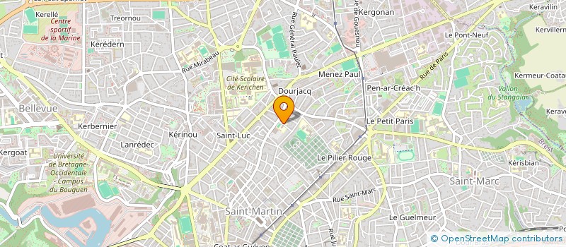 localisation de l'entreprise DIV YEZH BREST- ASS DES PARENTS D'ELEVES POUR L'ENSEIGNEMENT DU BRETON A L'ECOLE PUBLIQUE à BREST