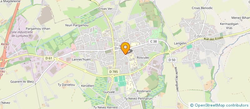 localisation de l'entreprise DIV YEZH BRO C'HLAZIG  BRIEC