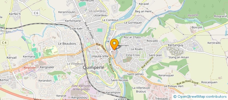 localisation de l'entreprise DIV YEZH BRO KEMPERLE  TREMEVEN