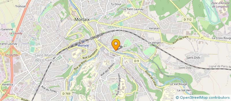 localisation de l'entreprise DIV YEZH MONTROULEZ à MORLAIX