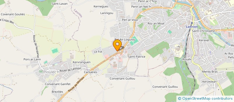 localisation de l'entreprise DIV YEZH PLOUBER  PLOUBEZRE