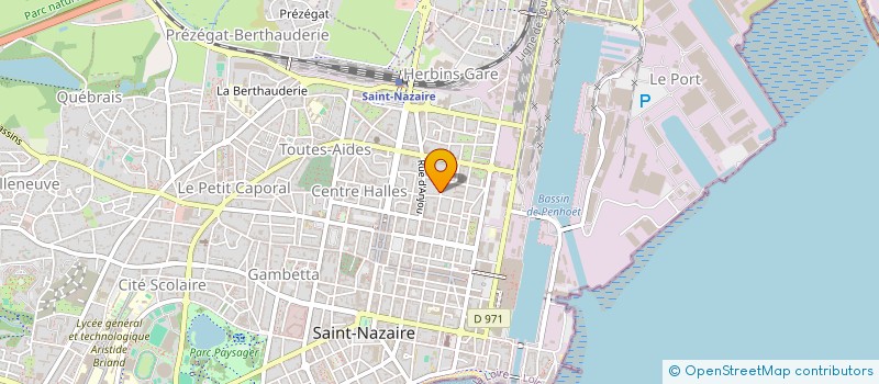 localisation de l'entreprise DIV YEZH SANT-NAZER  SAINT-NAZAIRE