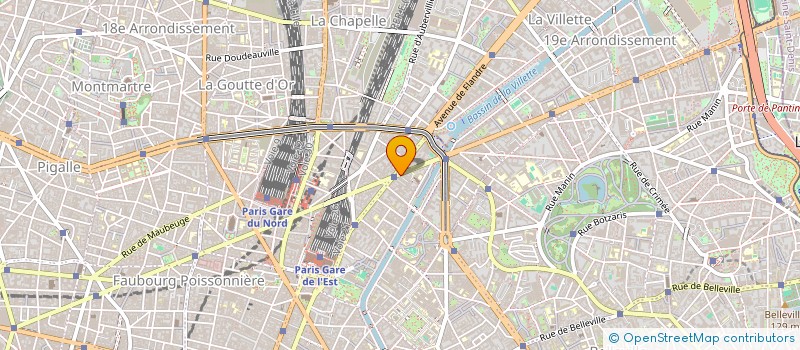 localisation de l'entreprise DIVA à PARIS