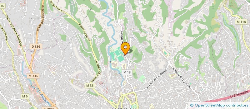 localisation de l'entreprise DIVA  CAGNES-SUR-MER