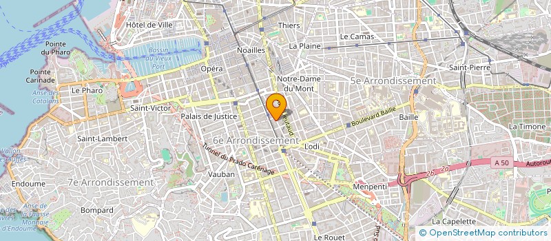 localisation de l'entreprise DIVA à MARSEILLE