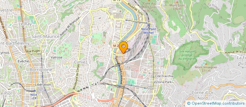 localisation de l'entreprise DIVA à NICE