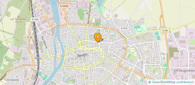 localisation de l'entreprise DIVA à SENS
