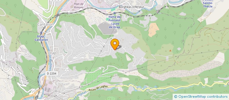 localisation de l'entreprise DIVA  DRAP