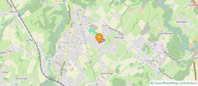 localisation de l'entreprise DIVA à REIGNIER-ESERY