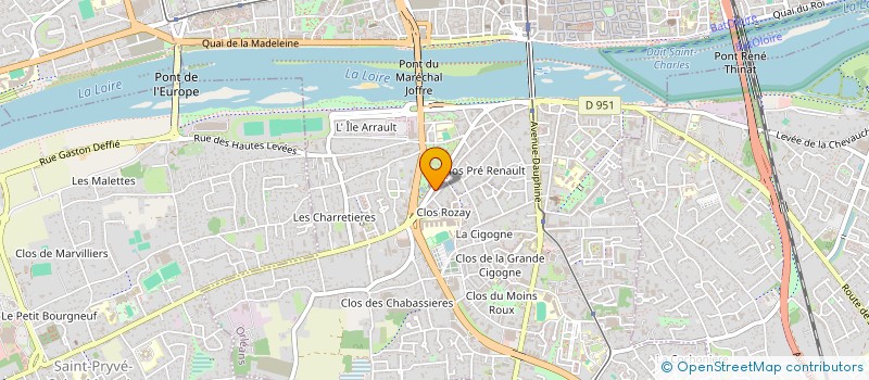 localisation de l'entreprise DIVA à ORLEANS