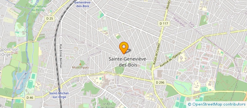 localisation de l'entreprise DIVA à SAINTE-GENEVIEVE-DES-BOIS
