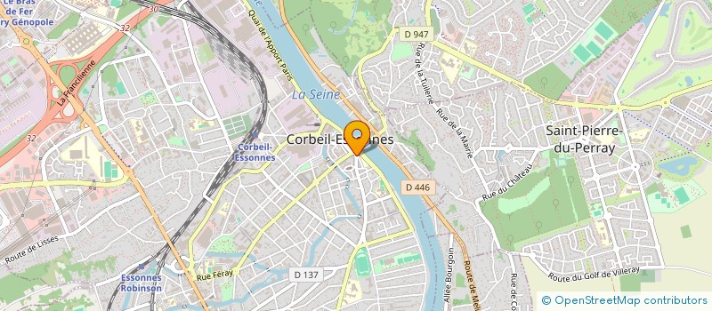 localisation de l'entreprise DIVA à CORBEIL-ESSONNES
