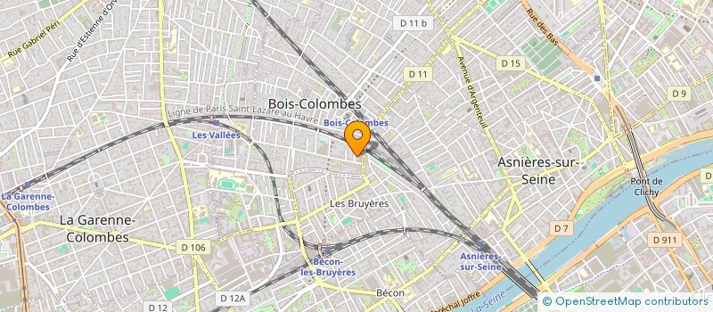 localisation de l'entreprise DIVA BUSINESS INTERNATIONAL à BOIS-COLOMBES