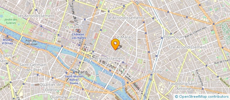 localisation de l'entreprise DIVA CABARET  PARIS