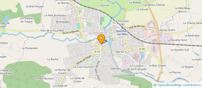 localisation de l'entreprise DIVA DISTRIBUTION  MONTFORT-SUR-MEU