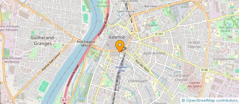 localisation de l'entreprise DIVA GRANDE TAILLE  VALENCE