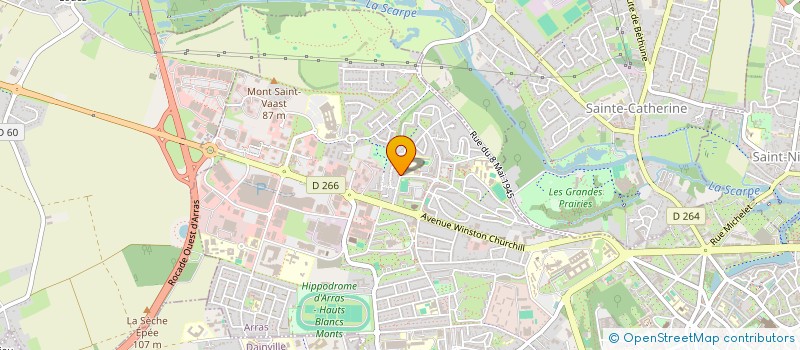 localisation de l'entreprise DIVA NORD PAS-DE-CALAIS à ARRAS