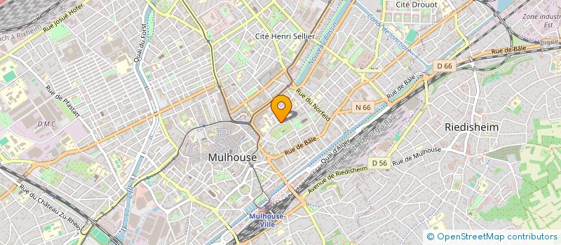localisation de l'entreprise DIVA PLANT SYSTEM à MULHOUSE
