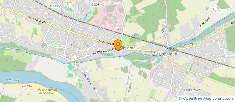 localisation de l'entreprise DIVA STRANA à CHECY