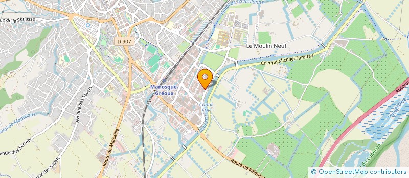 localisation de l'entreprise DIVA YACHTING à MANOSQUE