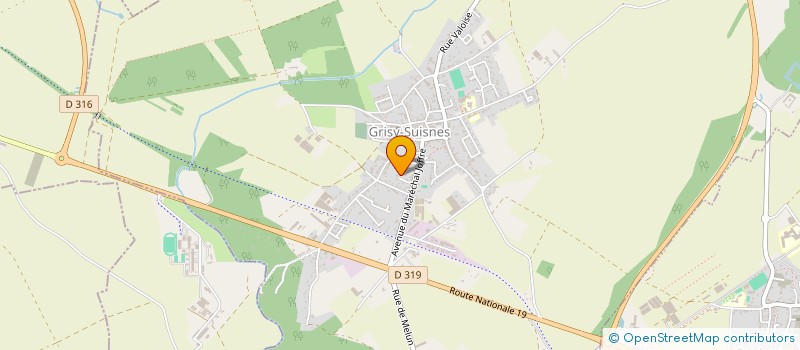 localisation de l'entreprise DIVAA  GRISY-SUISNES