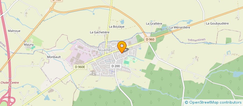 localisation de l'entreprise DIVAD  NUAILLE