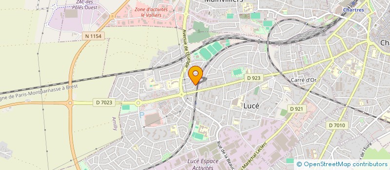 localisation de l'entreprise DIVAFE à LUCE