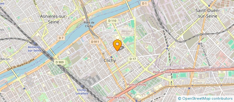 localisation de l'entreprise DIVAGATIONS à CLICHY