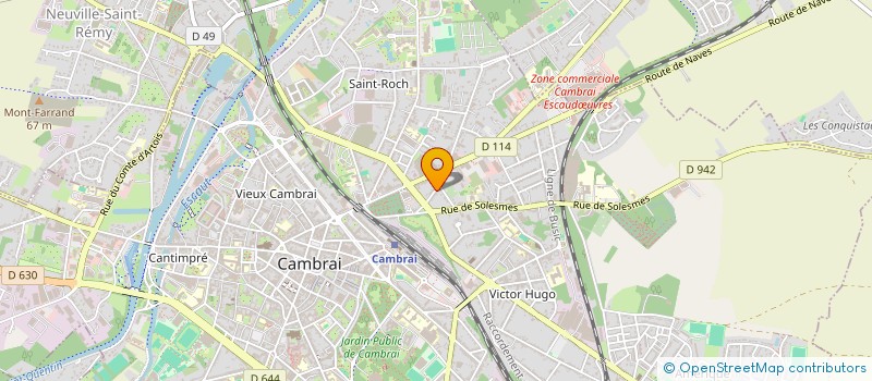 localisation de l'entreprise DIVAGNES à CAMBRAI