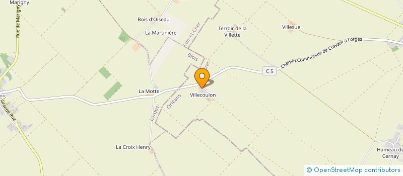localisation de l'entreprise DIVAGRI à CRAVANT