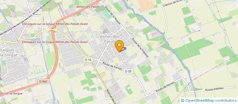 localisation de l'entreprise DIVAGRIBIO à ALTHEN-DES-PALUDS