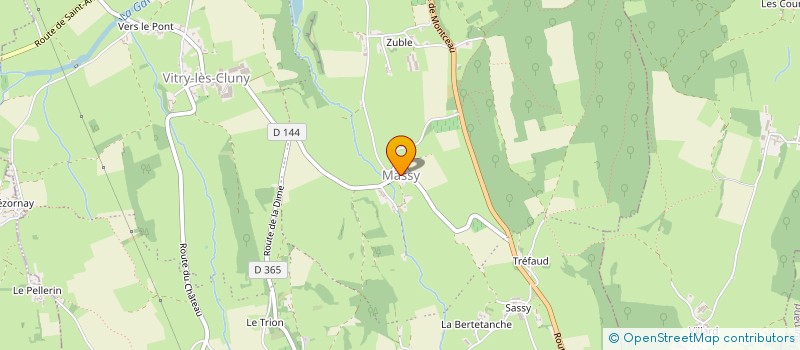 localisation de l'entreprise DIVAIR à LA VINEUSE SUR FREGANDE