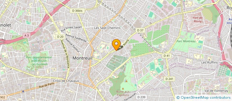 localisation de l'entreprise DIVAMORE à MONTREUIL