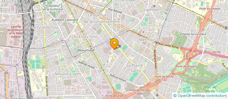 localisation de l'entreprise DIVAN  VILLEURBANNE