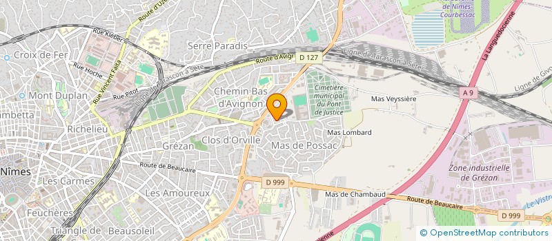 localisation de l'entreprise DIVANI CAEN  NIMES