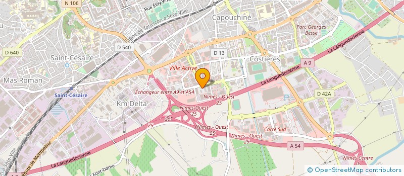 localisation de l'entreprise DIVANI PARIS  NIMES